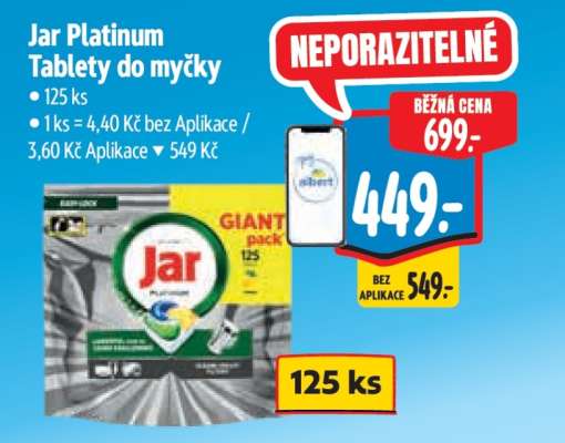 Jar Platinum tablety do myčky