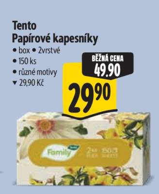 Tento papírové kapesníky