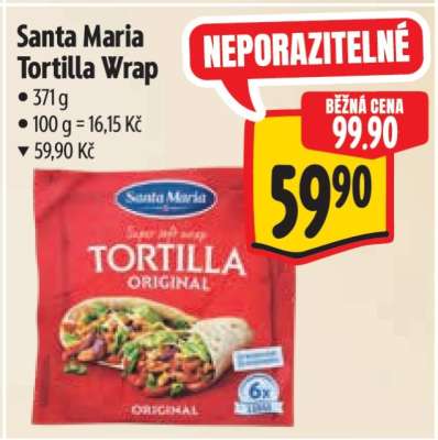 Santa Maria Tortilla wrap