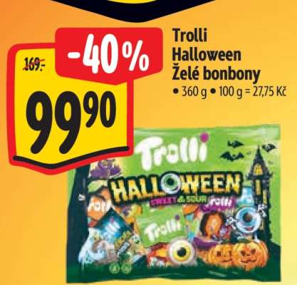 Trolli Halloween Želé bonbony