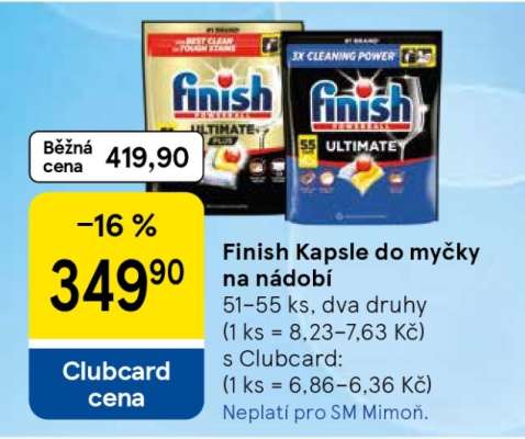 Finish Kapsle do myčky na nádobí