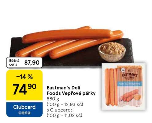 Eastman's Deli Foods Vepřové párky