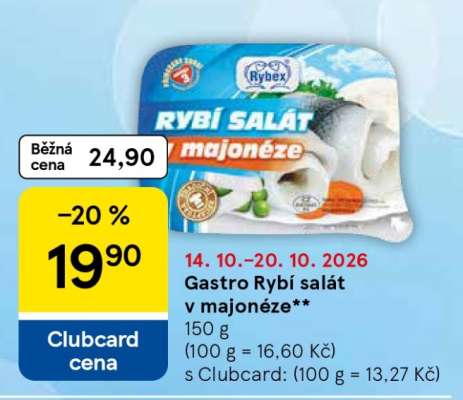Gastro Rybí salát v majonéze