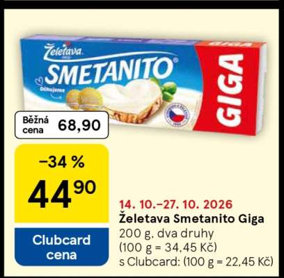 Želetava Smetanito GIGA
