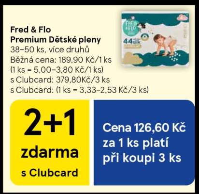 Fred & Flo Premium Dětské pleny