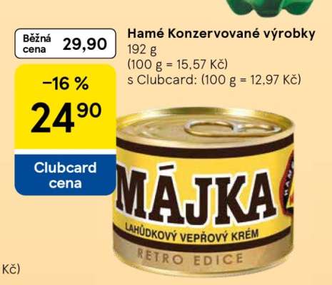 Hamé Konzervované výrobky