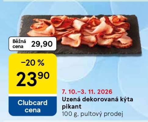 Uzená dekorovaná kýta pikant