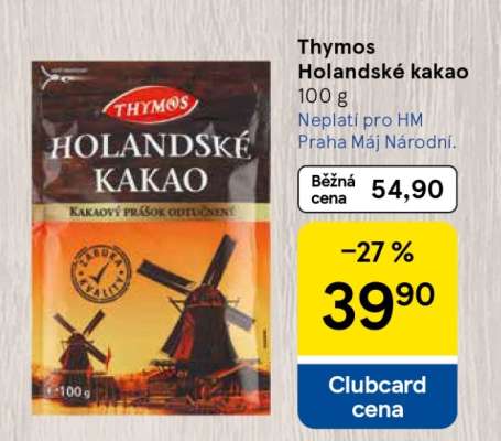 Thymos Holandské kakao