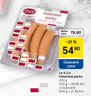 Le & Co Vídeňské párky