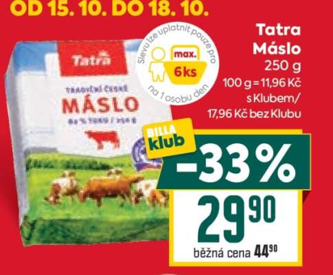 Tatra Máslo