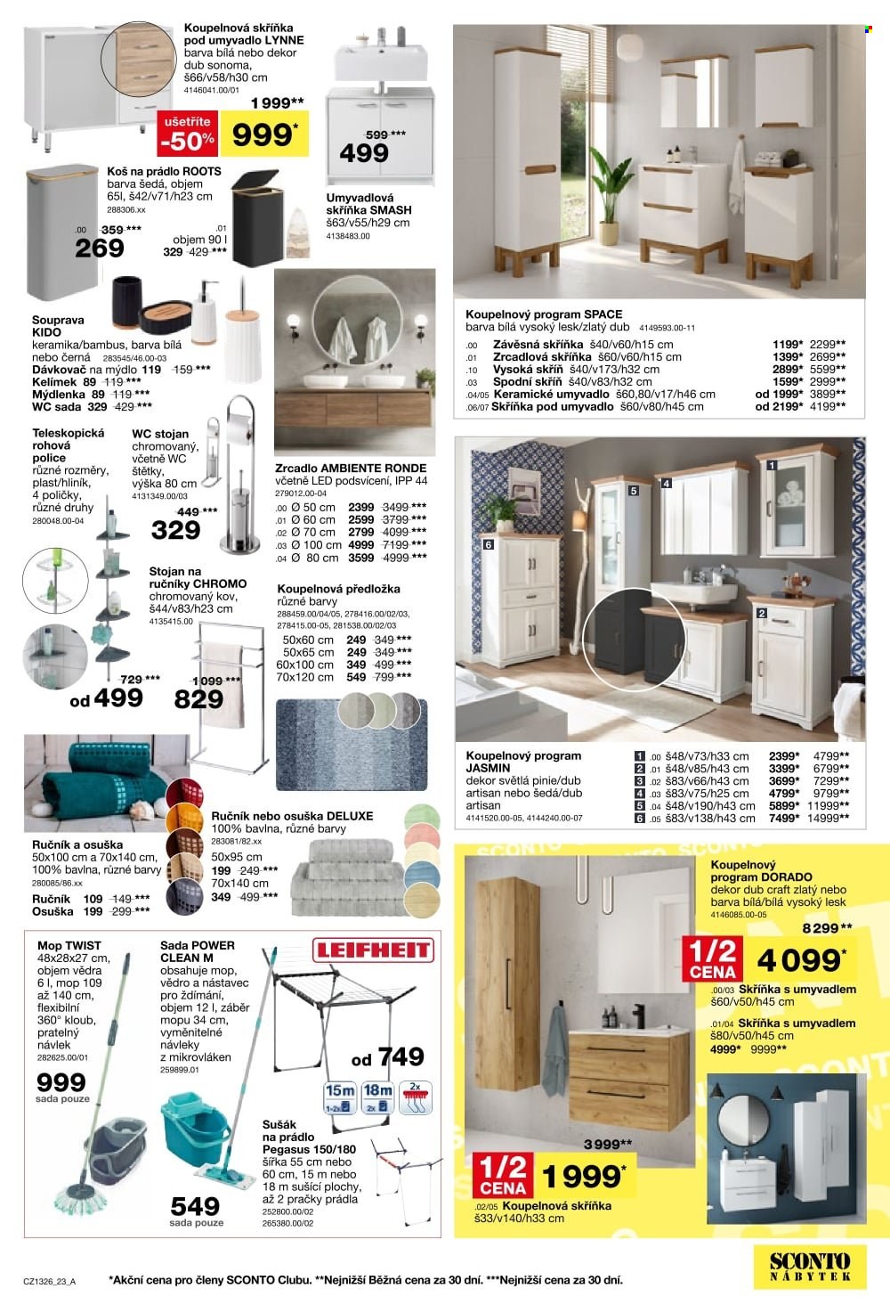 Leták SCONTO NÁBYTEK - 14.10.2026 - 10.11.2026. Strana 23