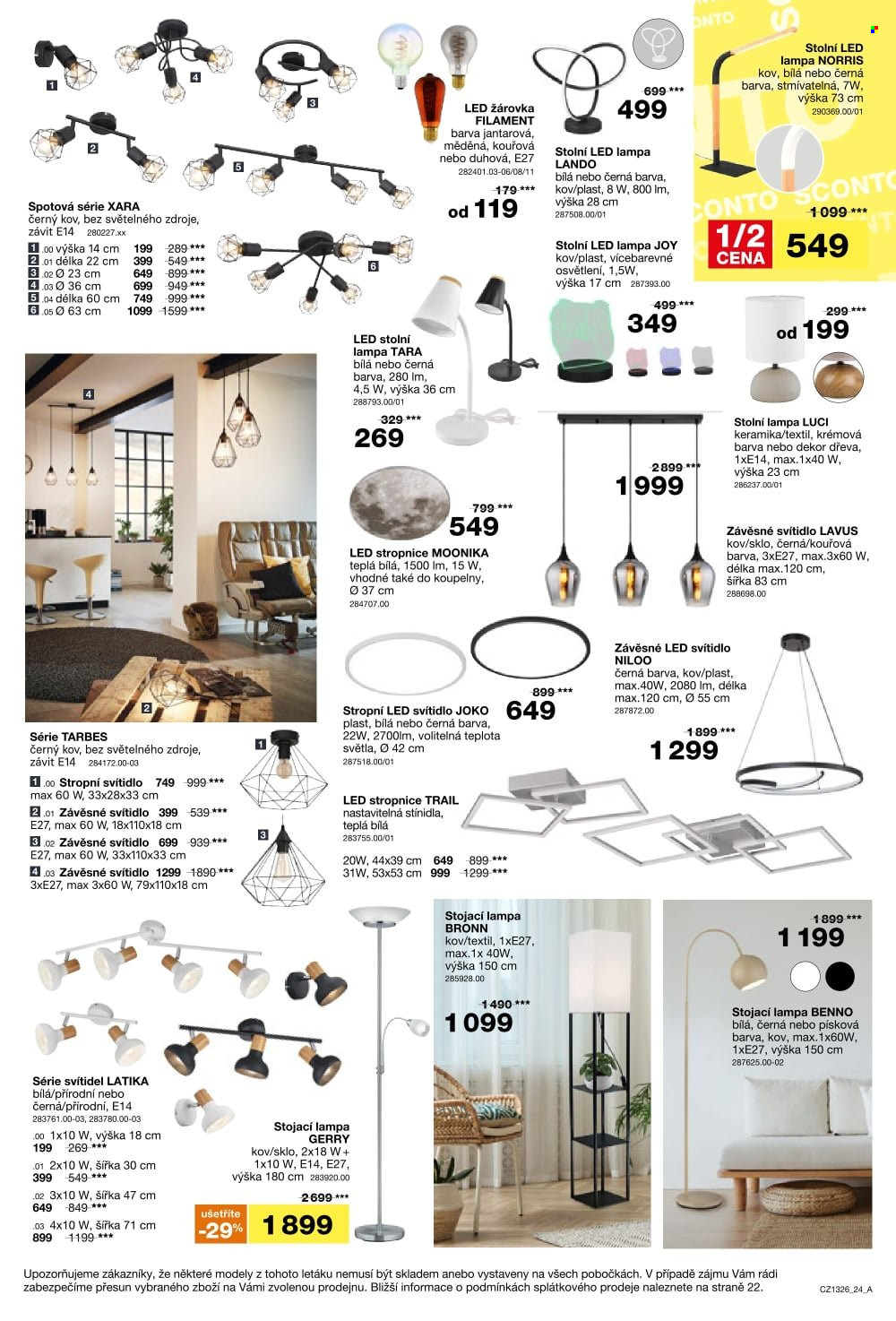 Leták SCONTO NÁBYTEK - 14.10.2026 - 10.11.2026. Strana 24