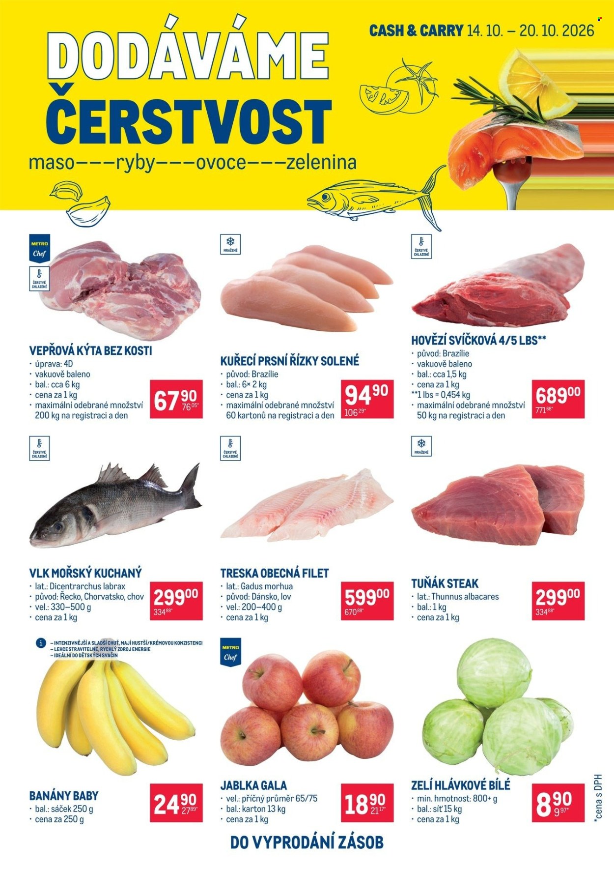 Leták MAKRO - 14.10.2026 - 20.10.2026. Strana 1