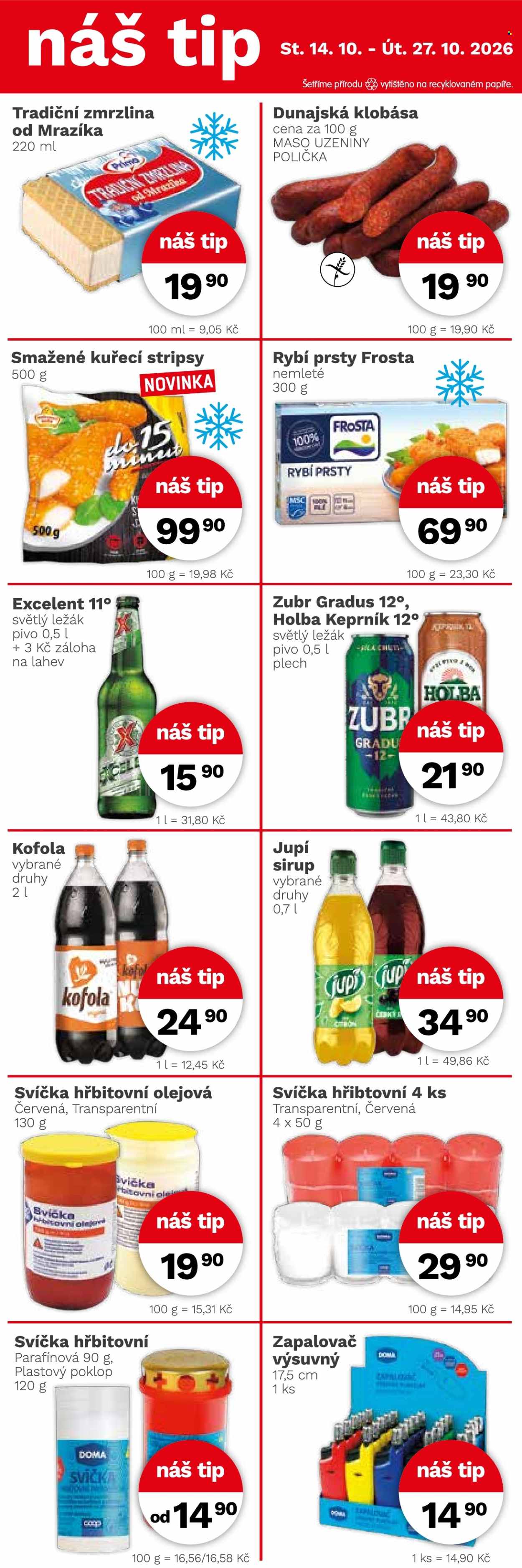 Leták Konzum - 14.10.2026 - 27.10.2026. Strana 4