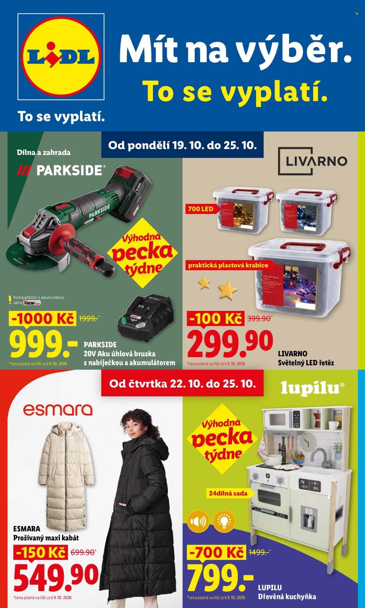 Leták Lidl - 19.10.2026 - 25.10.2026. Strana 1