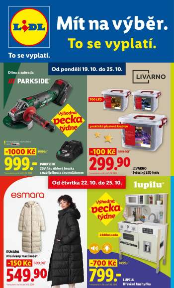 Leták Lidl - 19.10.2026 - 25.10.2026.