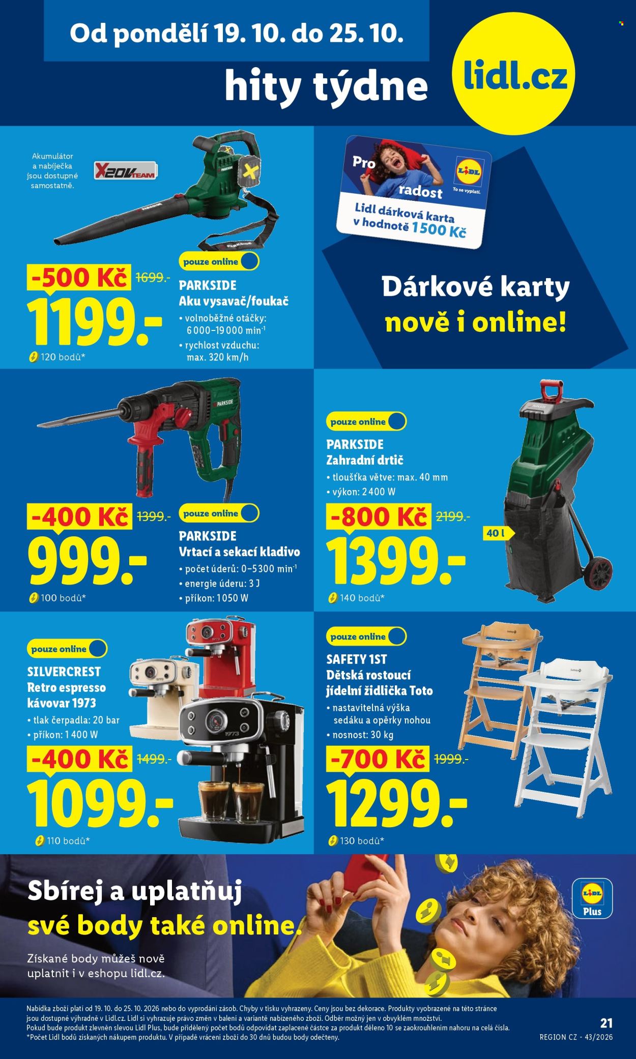 Leták Lidl - 19.10.2026 - 25.10.2026. Strana 1