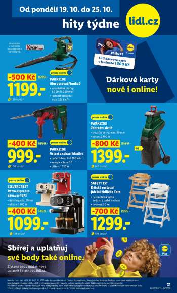 Leták Lidl - 19.10.2026 - 25.10.2026.