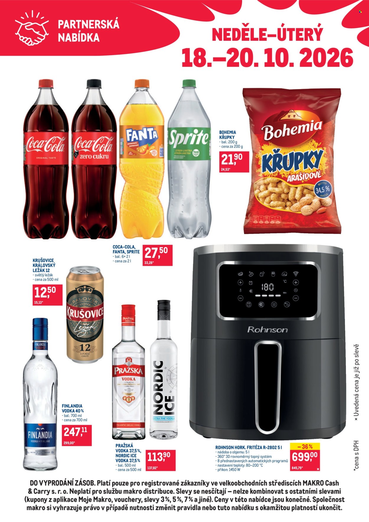 Leták MAKRO - 18.10.2026 - 20.10.2026. Strana 1