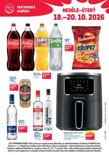 Leták MAKRO - 18.10.2026 - 20.10.2026.