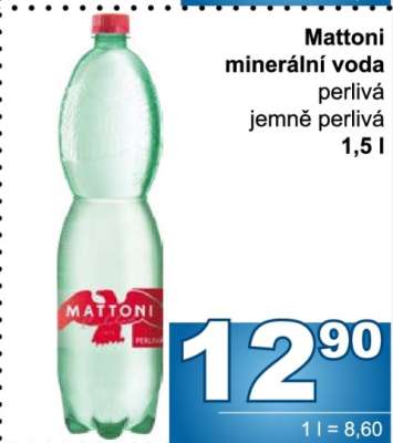 Mattoni minerální voda
