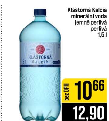 Kláštorná kalcia minerální voda