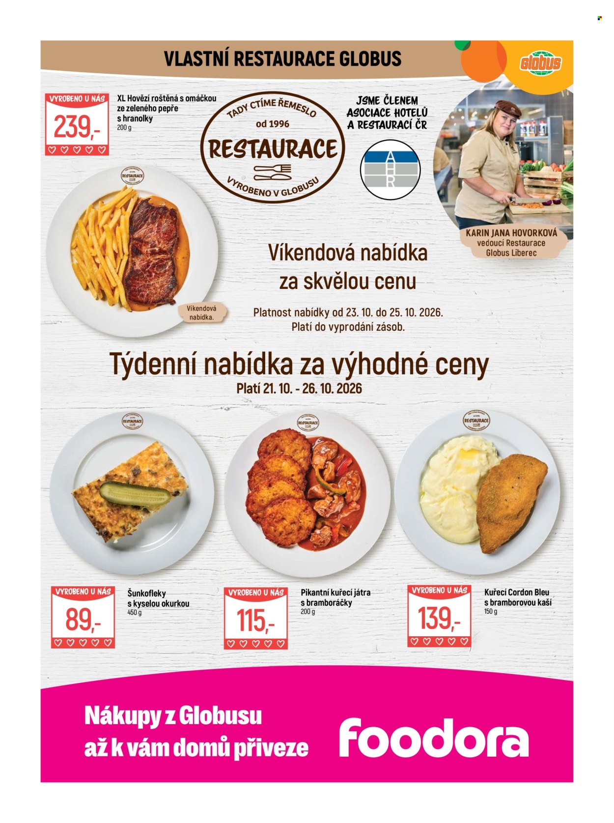 Leták Globus - 21.10.2026 - 27.10.2026. Strana 8