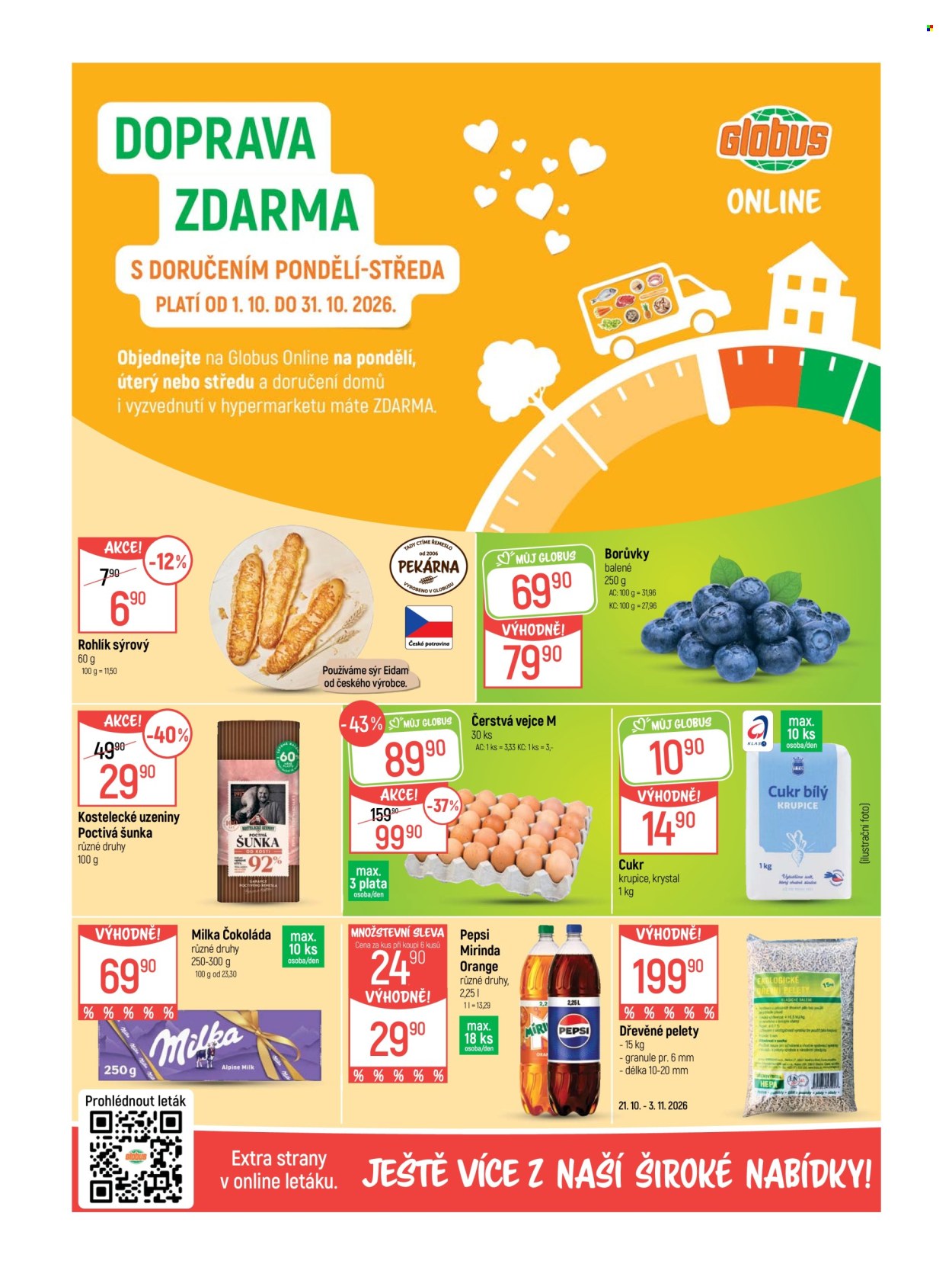 Leták Globus - 21.10.2026 - 27.10.2026. Strana 2