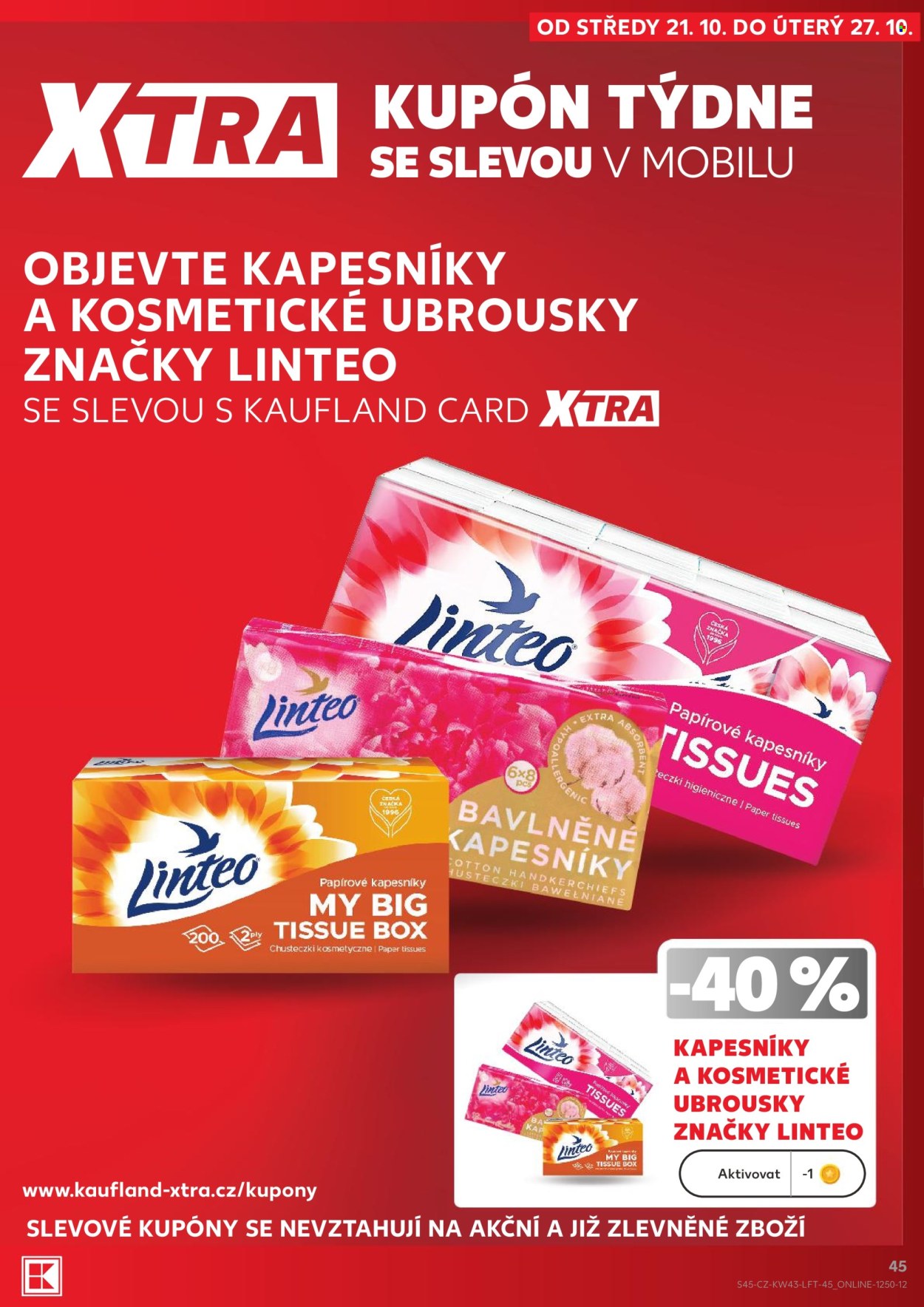 Leták Kaufland - 21.10.2026 - 27.10.2026. Strana 45