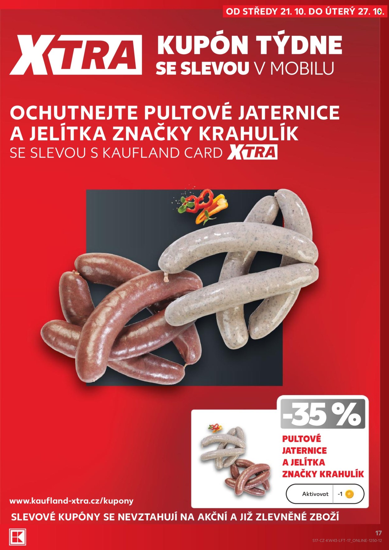 Leták Kaufland - 21.10.2026 - 27.10.2026. Strana 17