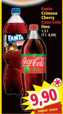 Fanta Crimson Cherry Coca-Cola lime