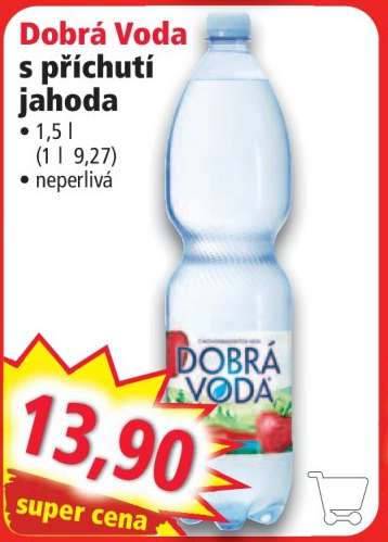 Dobrá Voda s příchutí jahoda