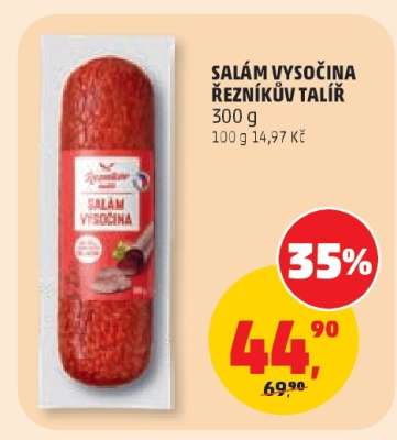 SALÁM VYSOČINA ŘEZNÍKŮV TALÍŘ