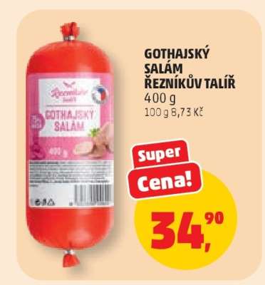 GOTHAJSKÝ SALÁM ŘEZNÍKŮV TALÍŘ