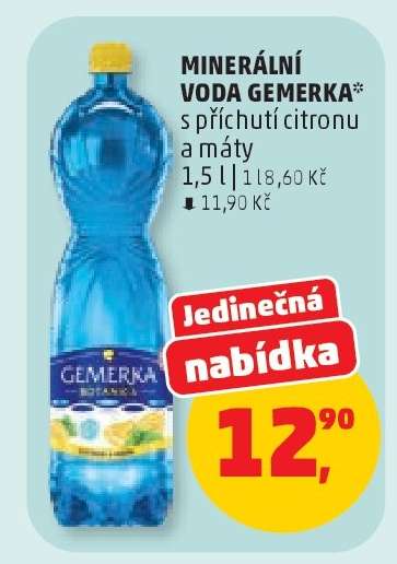 MINERÁLNÍ VODA GEMERKA*