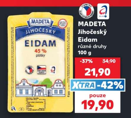 Madeta Jihočeský eidam