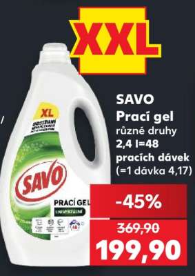 Savo Prací gel