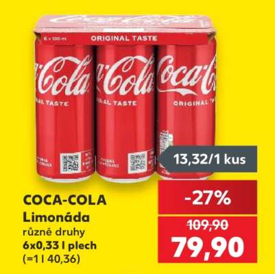 COCA-COLA Limonáda
