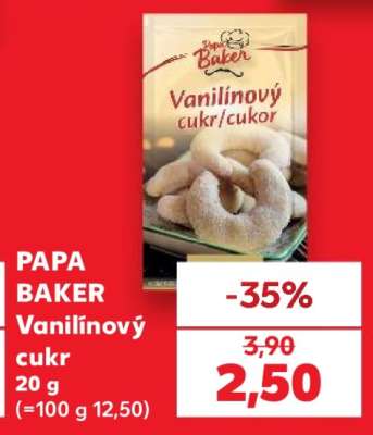 PAPA BAKER Vanilínový cukr
