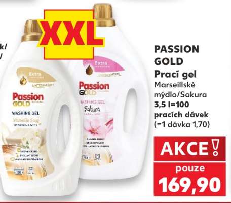 PASSION GOLD Prací gel