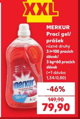 MERKUR Prací gel/ prášek