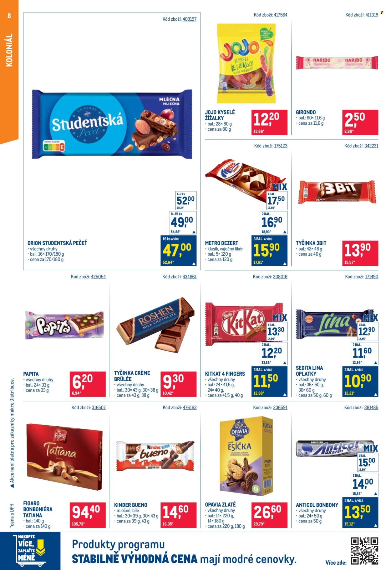 Leták MAKRO - 21.10.2026 - 3.11.2026. Strana 8