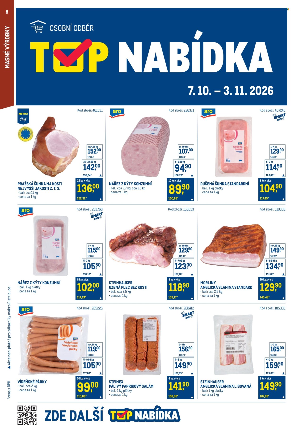 Leták MAKRO - 21.10.2026 - 3.11.2026. Strana 8