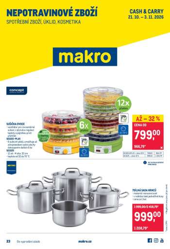 Leták MAKRO - 21.10.2026 - 3.11.2026.