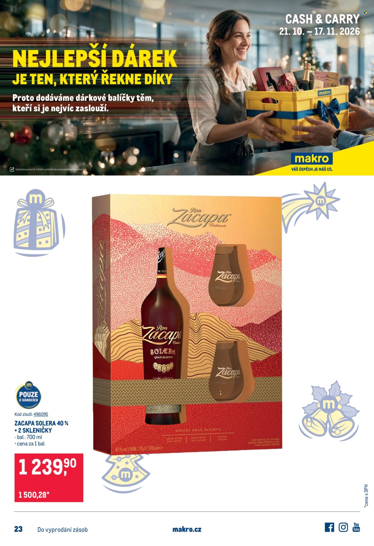Leták MAKRO - 21.10.2026 - 17.11.2026. Strana 1