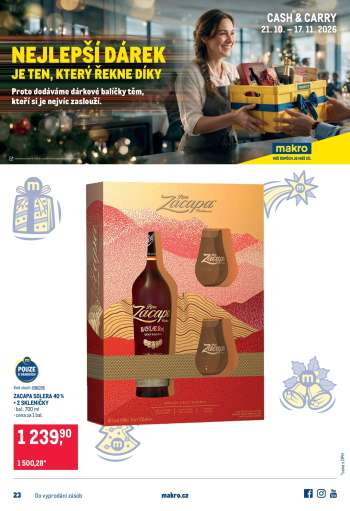 Leták MAKRO - 21.10.2026 - 17.11.2026.