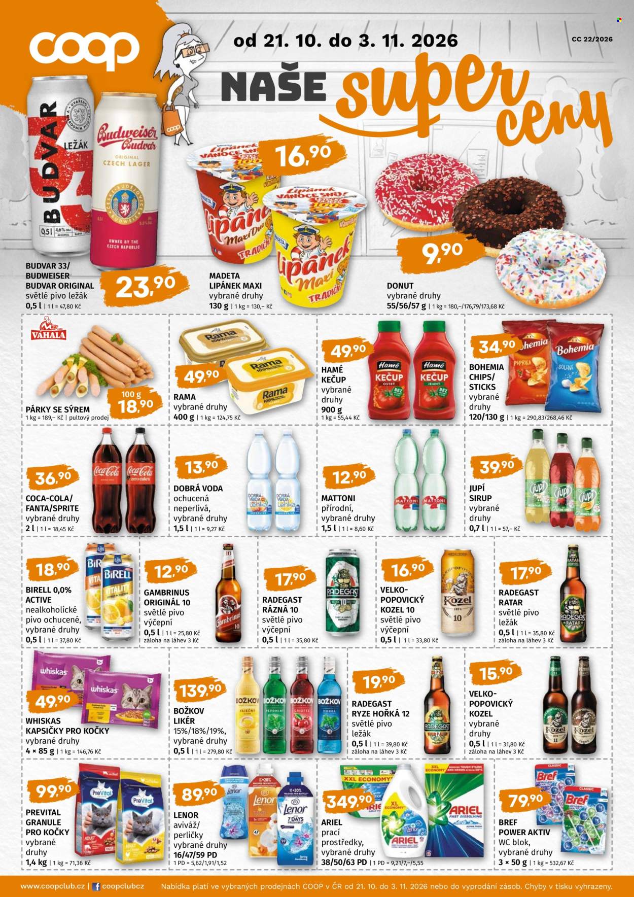 Leták coop TERNO - 21.10.2026 - 3.11.2026. Strana 1
