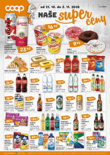 Leták coop TERNO - 21.10.2026 - 3.11.2026.