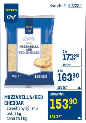 MOZZARELLA/RED CHEDDAR
