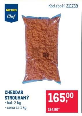 Cheddar strouhaný